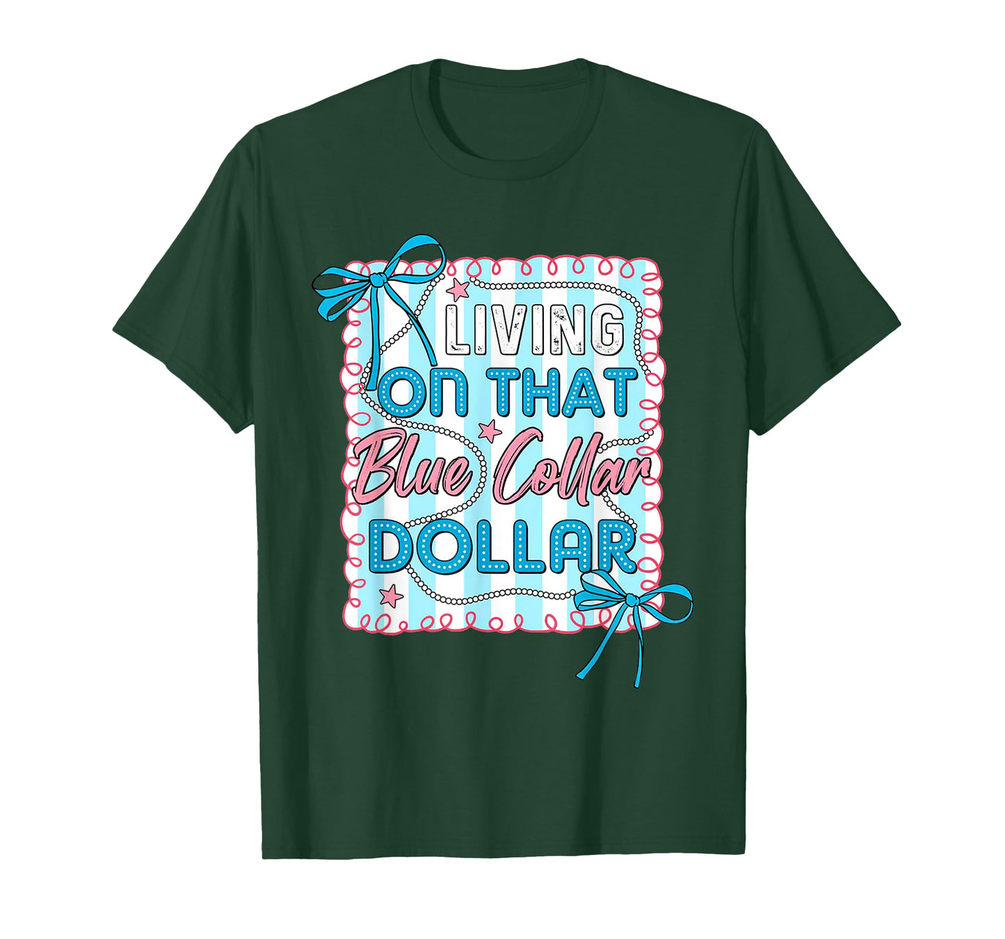 Blue Collar Dollar shirt, Preppy Western Funny Country Gift T-Shirt