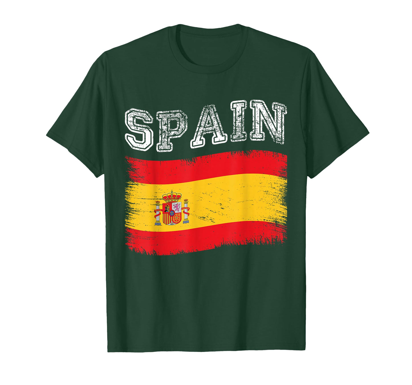 Spanish Flag Tourist Holiday Destination Spain Flag T-Shirt