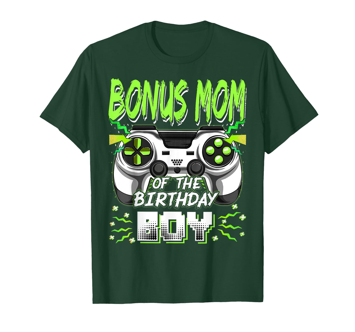 Bonus Mom Of The Birthday Boy Video Game Bday Party T-Shirt