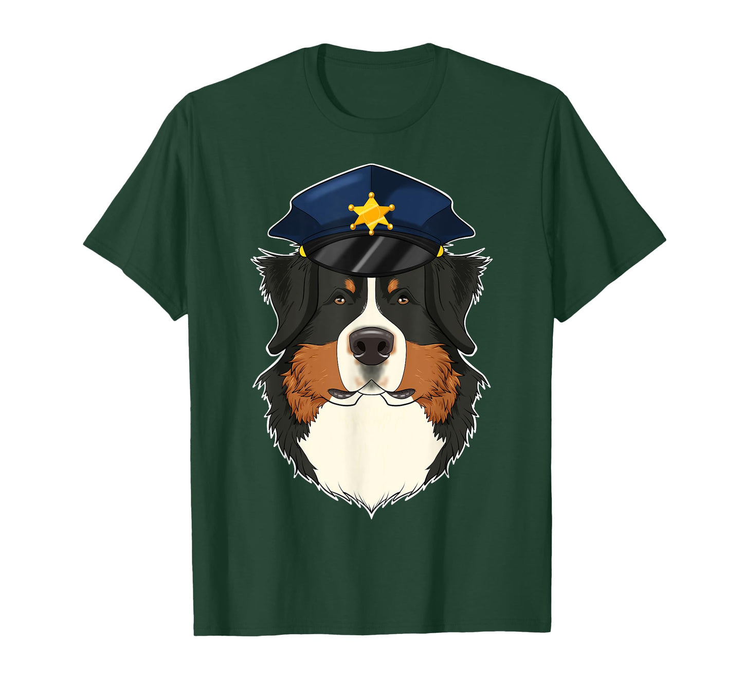 Canine Handler I Police Dog I Police Bernese Mountain Dog T-Shirt