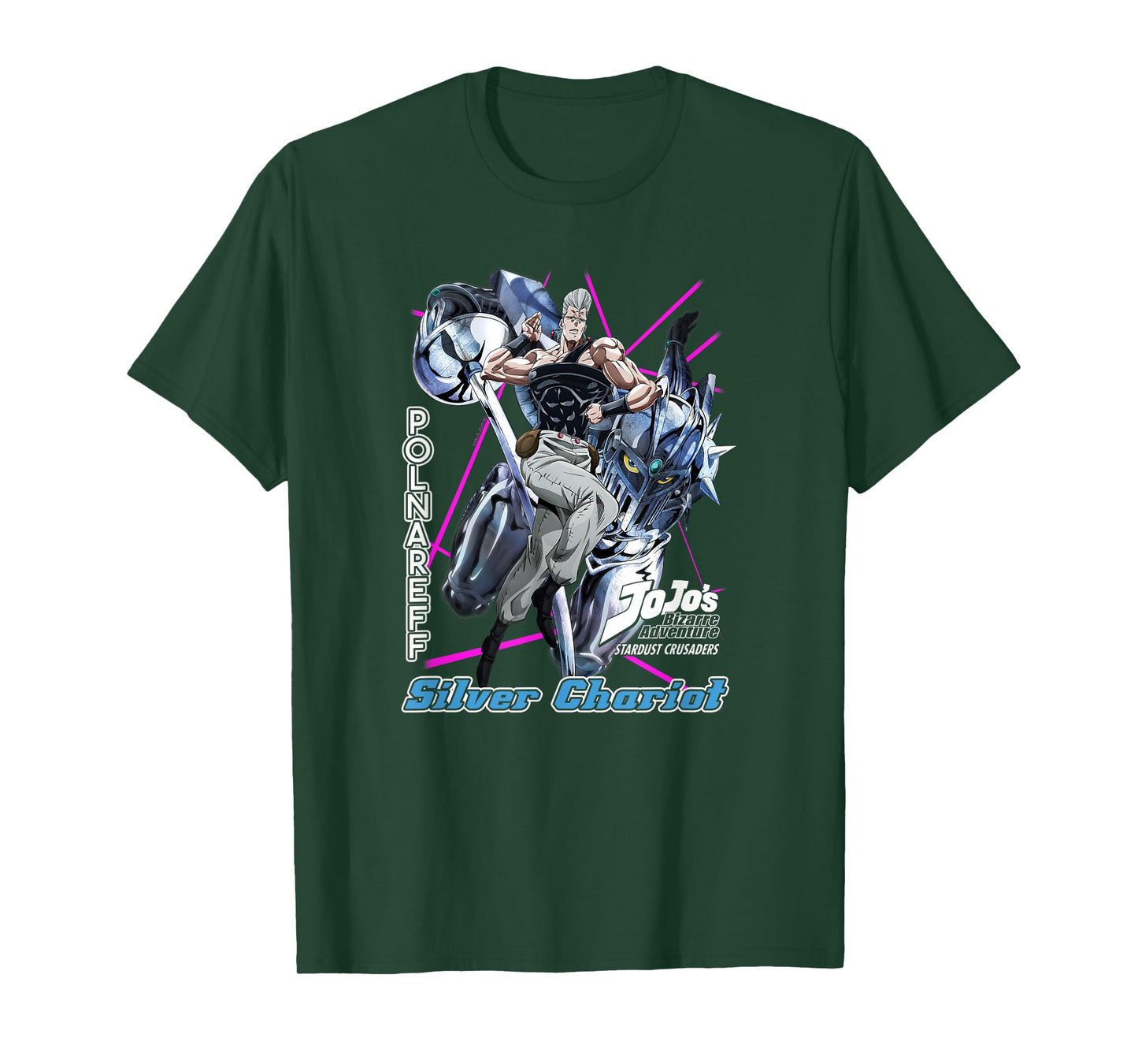 JoJo's Bizarre Adventure Polnareff Silver Chariot Anime T-Shirt