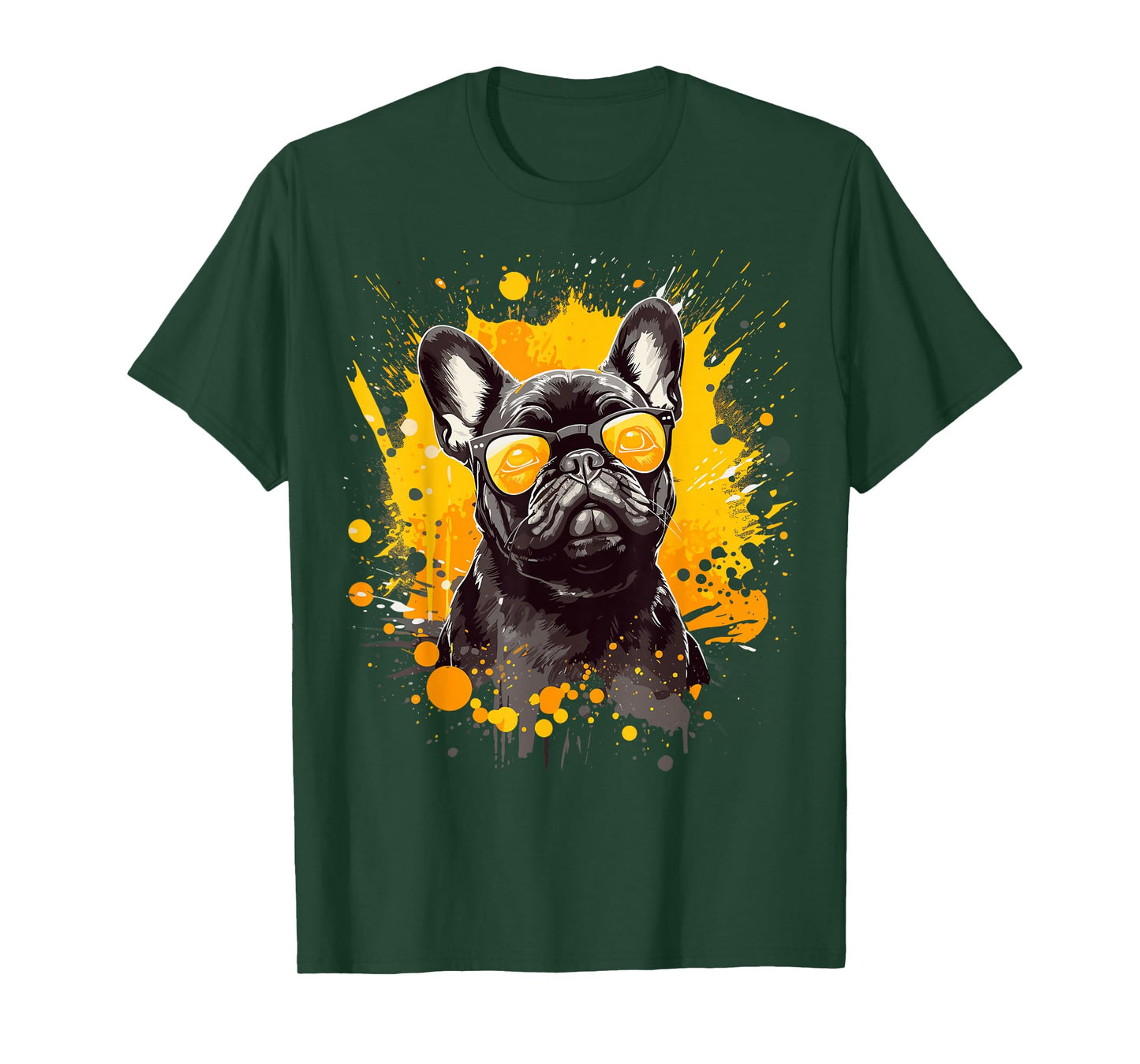 French Bulldog With Sunglasses T-Shirt