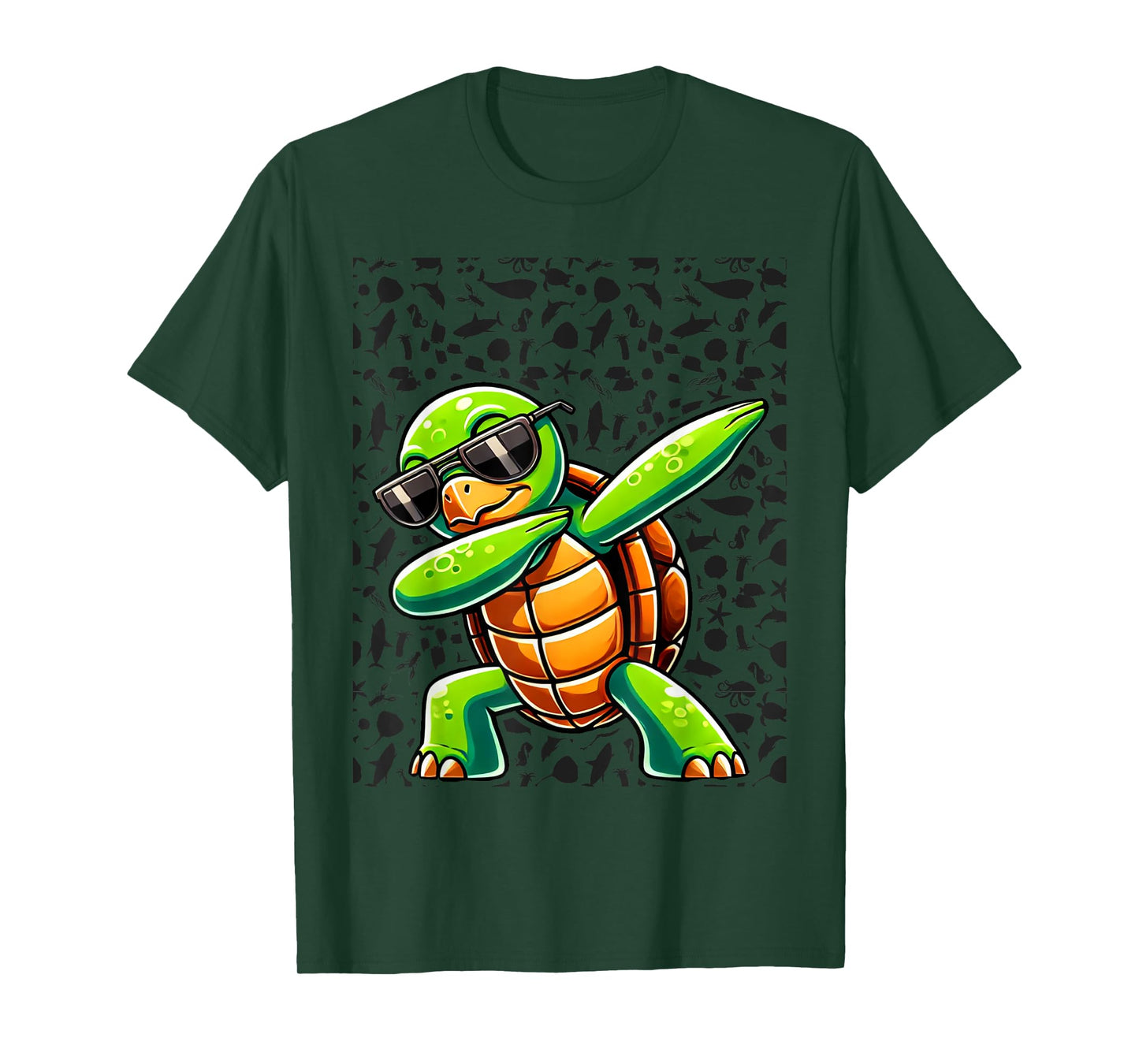 Dabbing Sea Turtle Animal Lover Save The Turtles T-Shirt