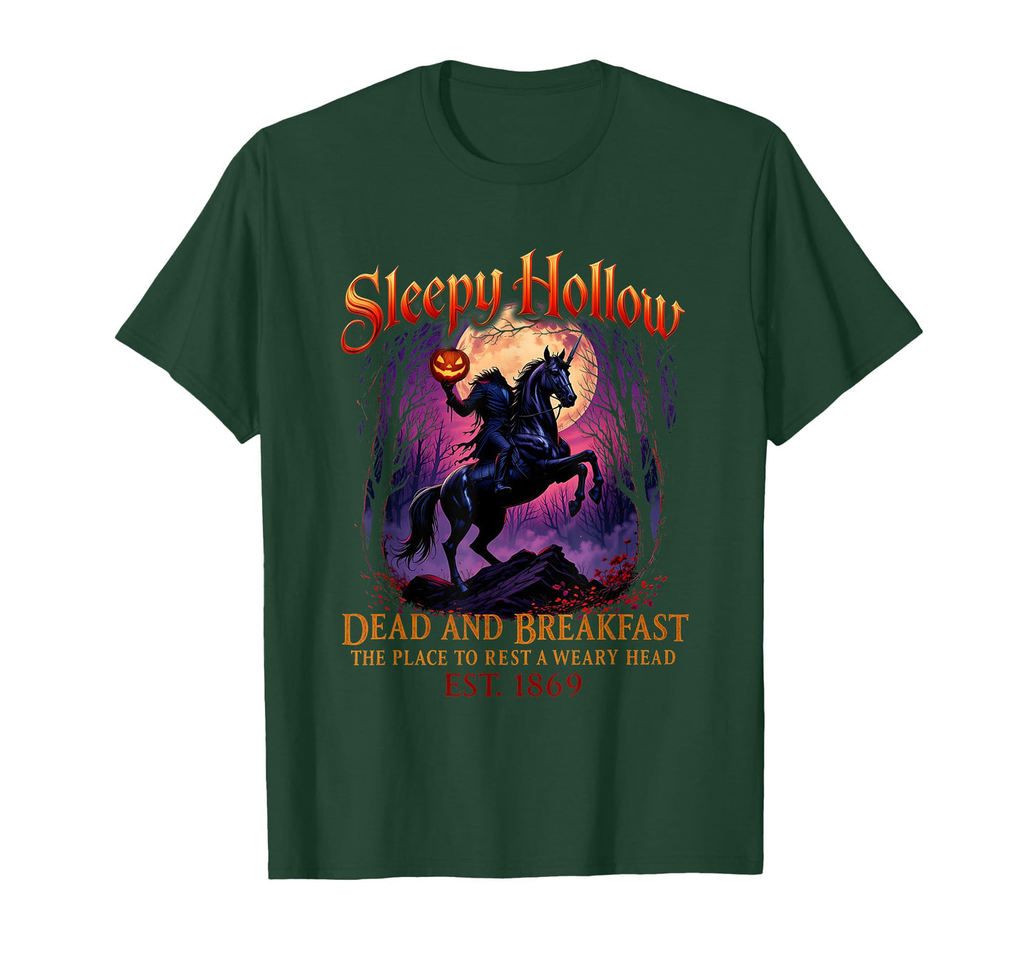 Vintage Sleepy Hollow Horseman Halloween Spooky Season T-Shirt