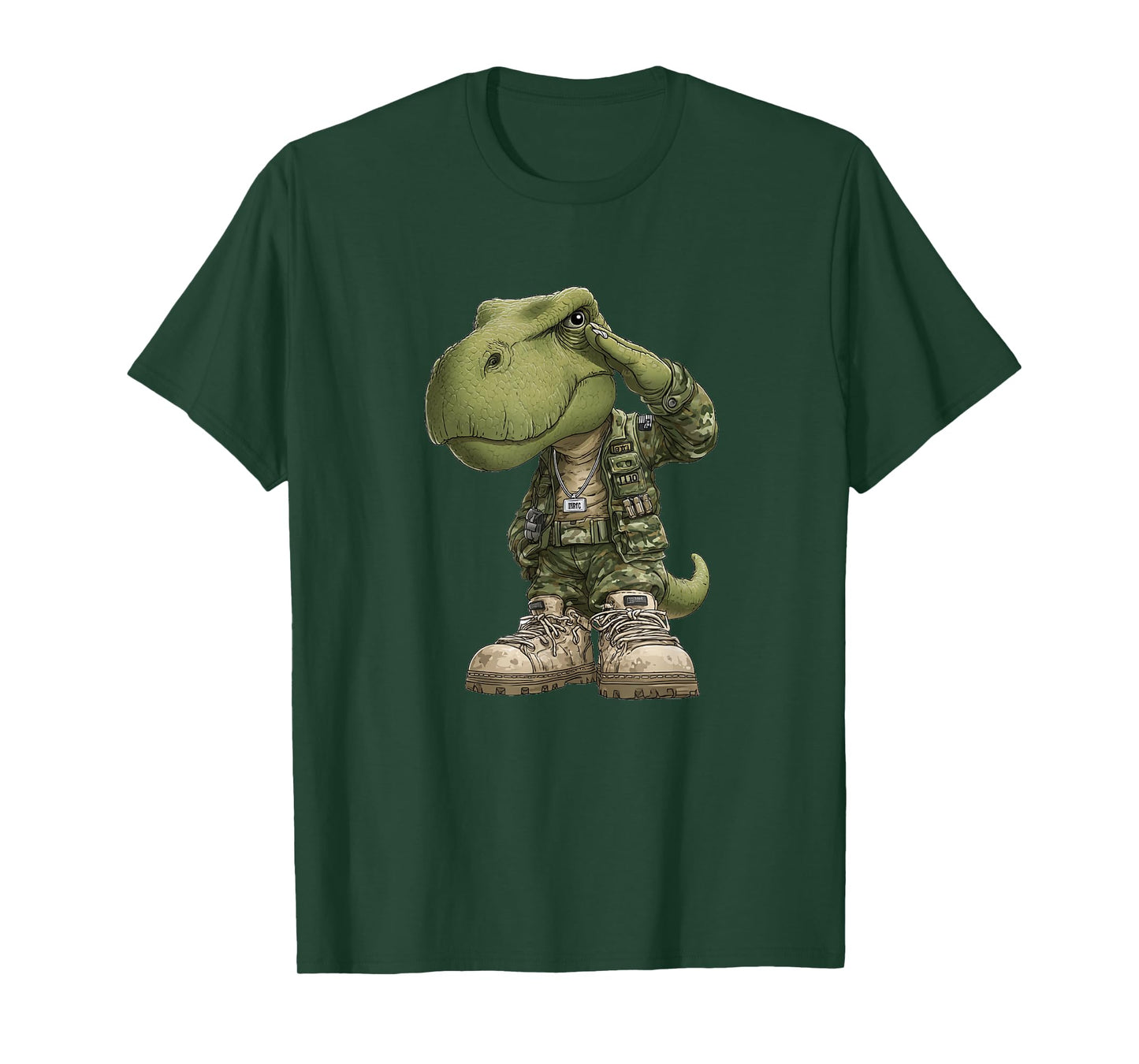 Nice Soldier Dinosaur Costume for Man and Woman T-Shirt
