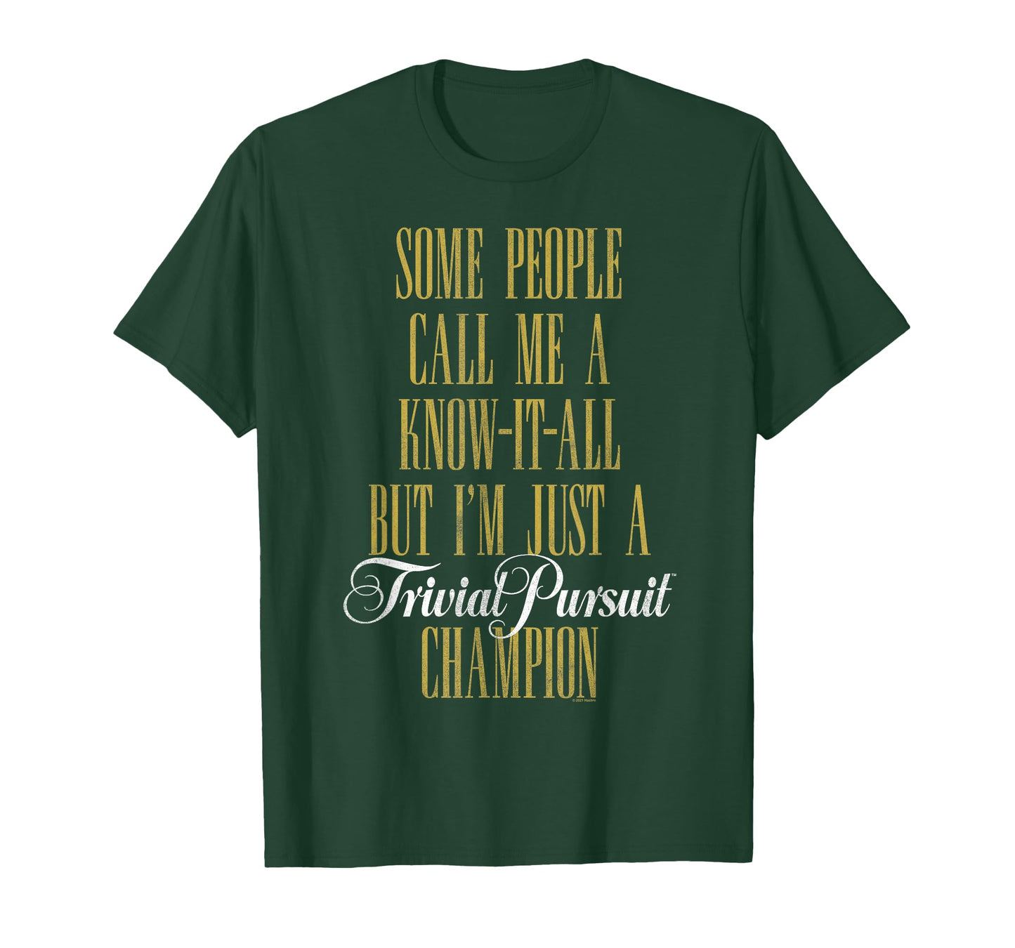 Trivial Pursuit Champion Know It All T-Shirt