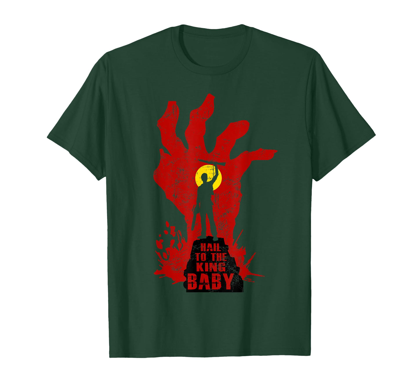 Hails To Graphic Halloween Funny Outfits Horror Movies Kings T-Shirt