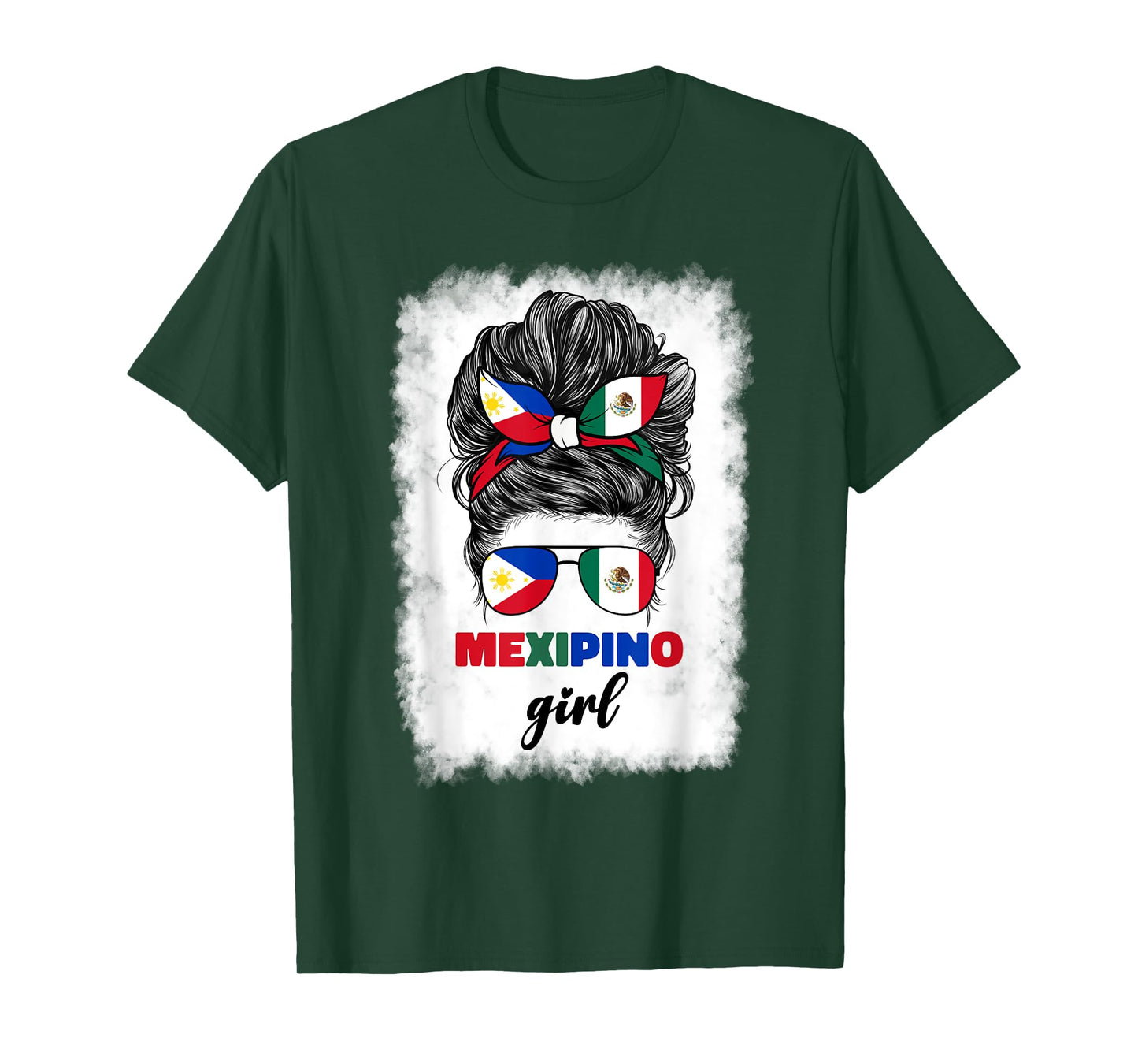 Mexipino Half Mexican And Filipino Mexico Philippines Flag T-Shirt