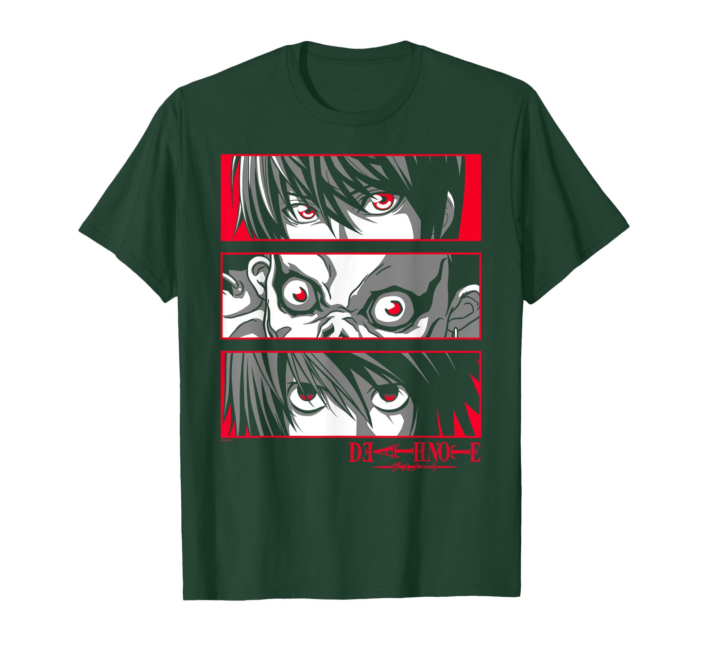 Death Note Eyes on You Character Close Ups Anime T-Shirt