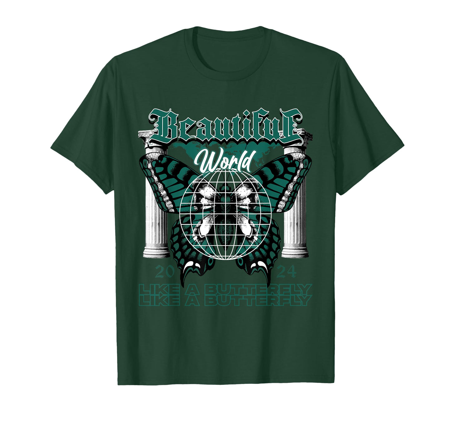 Beautiful World Oxidized Green 4s Matching Tee For Men Women T-Shirt