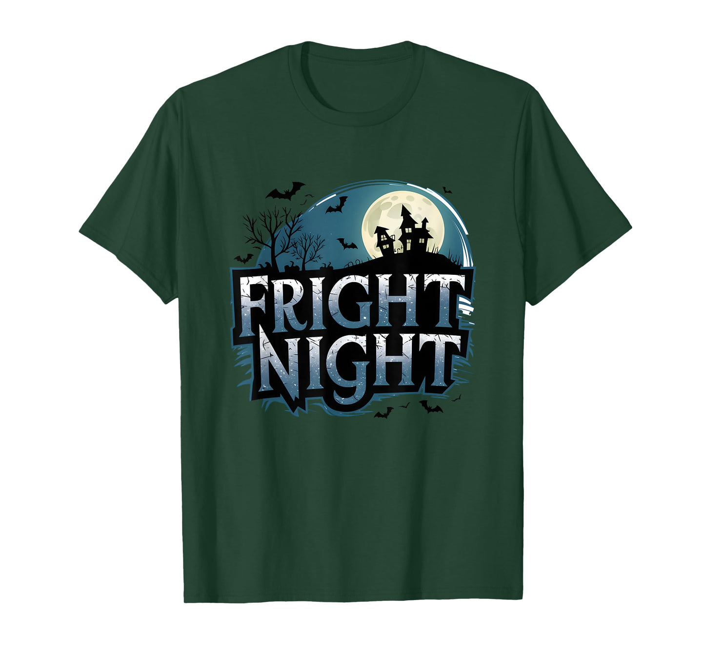 Fright Night Halloween Haunted House T-Shirt
