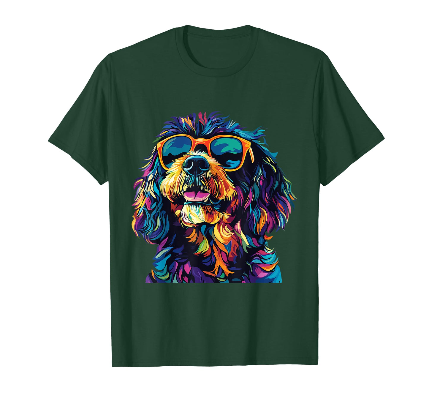 Bernedoodle Lover Sunglasses Pop Art Funny Bernedoodle T-Shirt