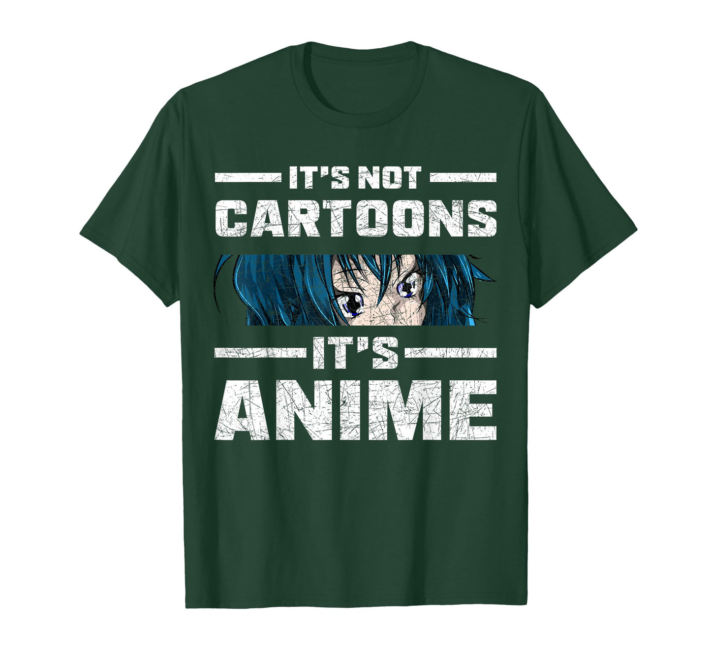 Funny Anime Lover Gift Manga Its Not Cartoons Its Anime T-Shirt