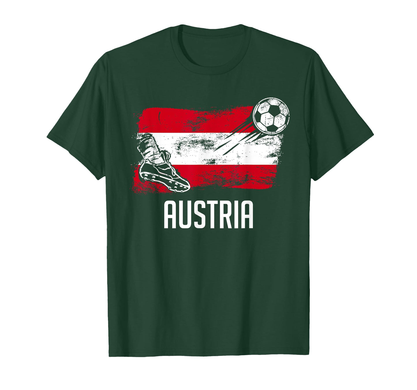 Austria Flag Jersey Austrian Soccer Team Austrian T-Shirt