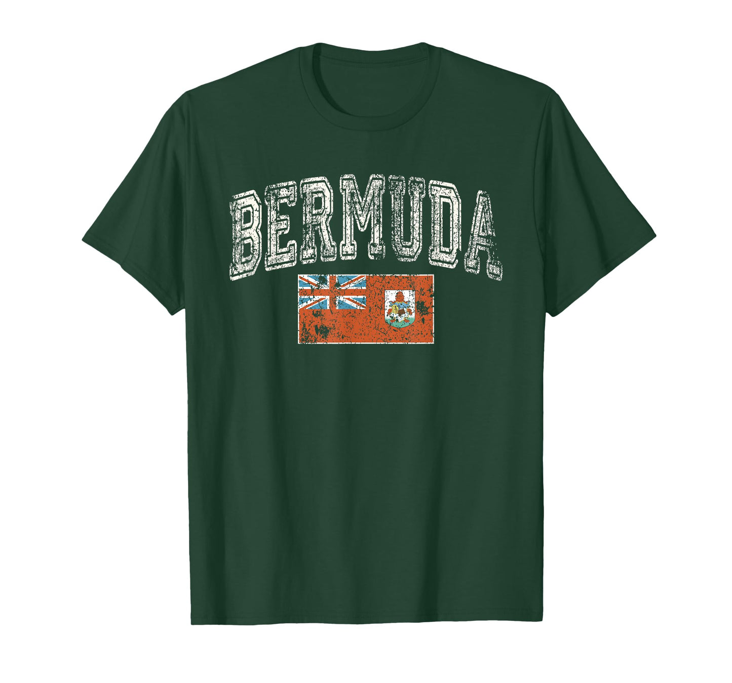 Vintage Retro Faded Bermuda Flag Bermudian Pride T-Shirt