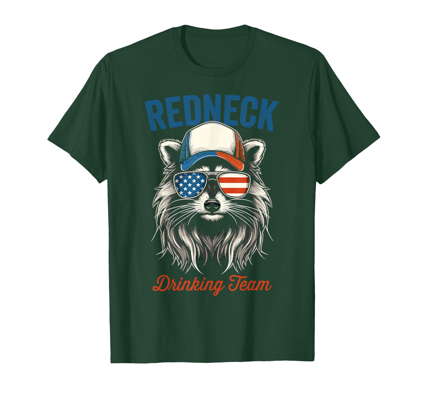 Redneck Raccoon Mullet White Trash Party Attire Hillbilly T-Shirt