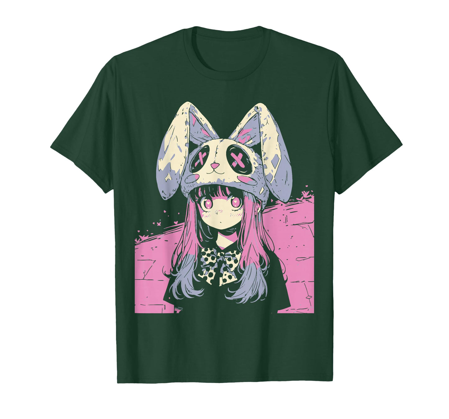 Horror Anime Manga Bunny Japan Japanese Creepy Kawaii Goth T-Shirt