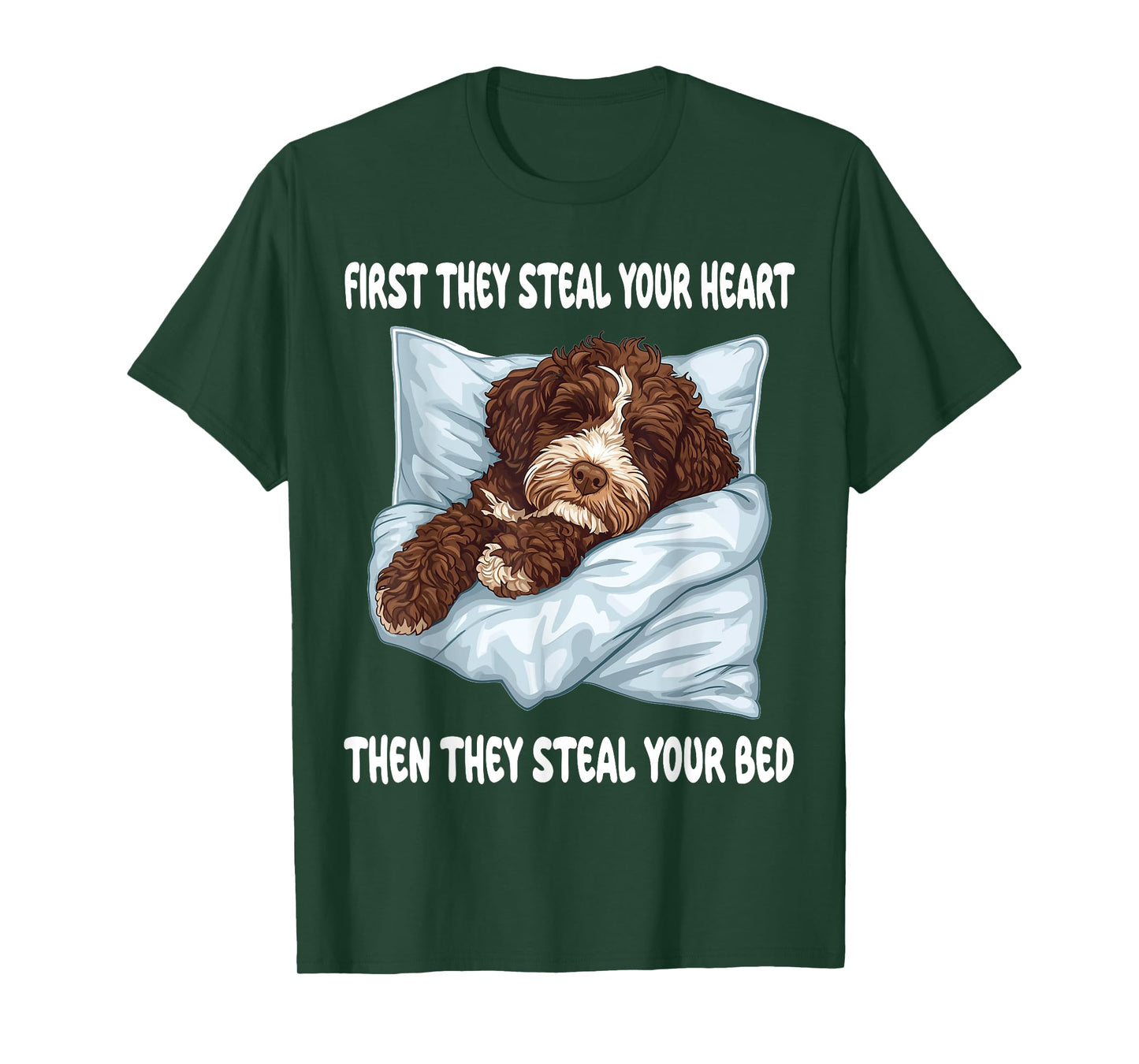Bernedoodle Sleeping Pajamas Nightgown T-Shirt