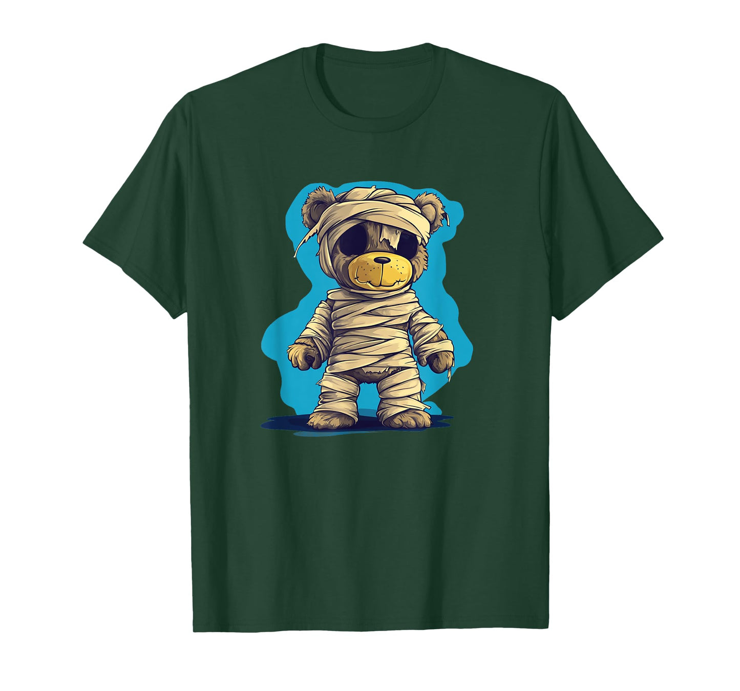 Fun Teddy Bear Mummy for Halloween Adventures T-Shirt