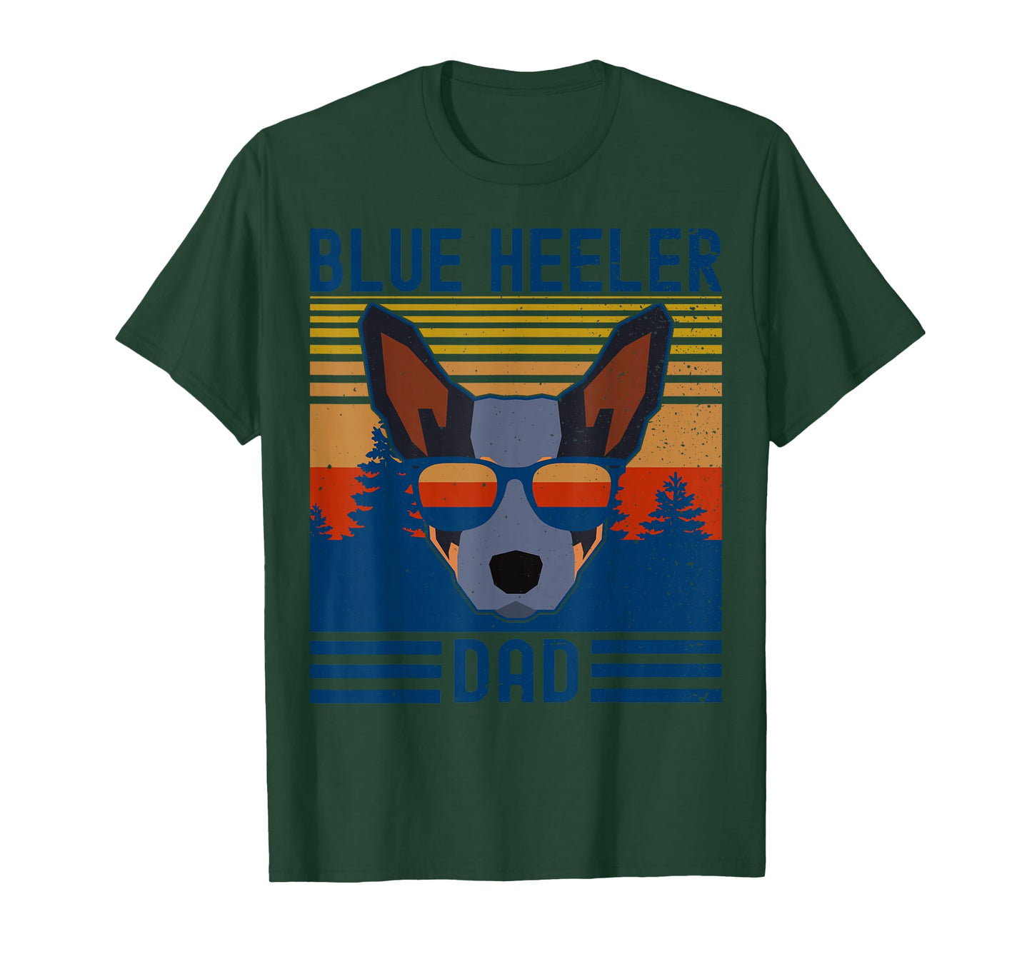 Funny Australian Cattle Dog Blue Heeler Dad T-Shirt
