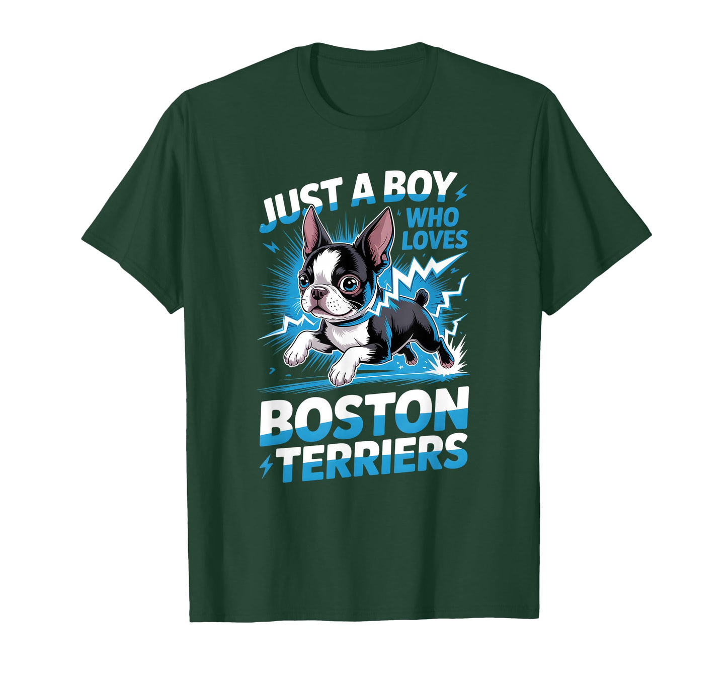 Boys Boston Terrier T-Shirt