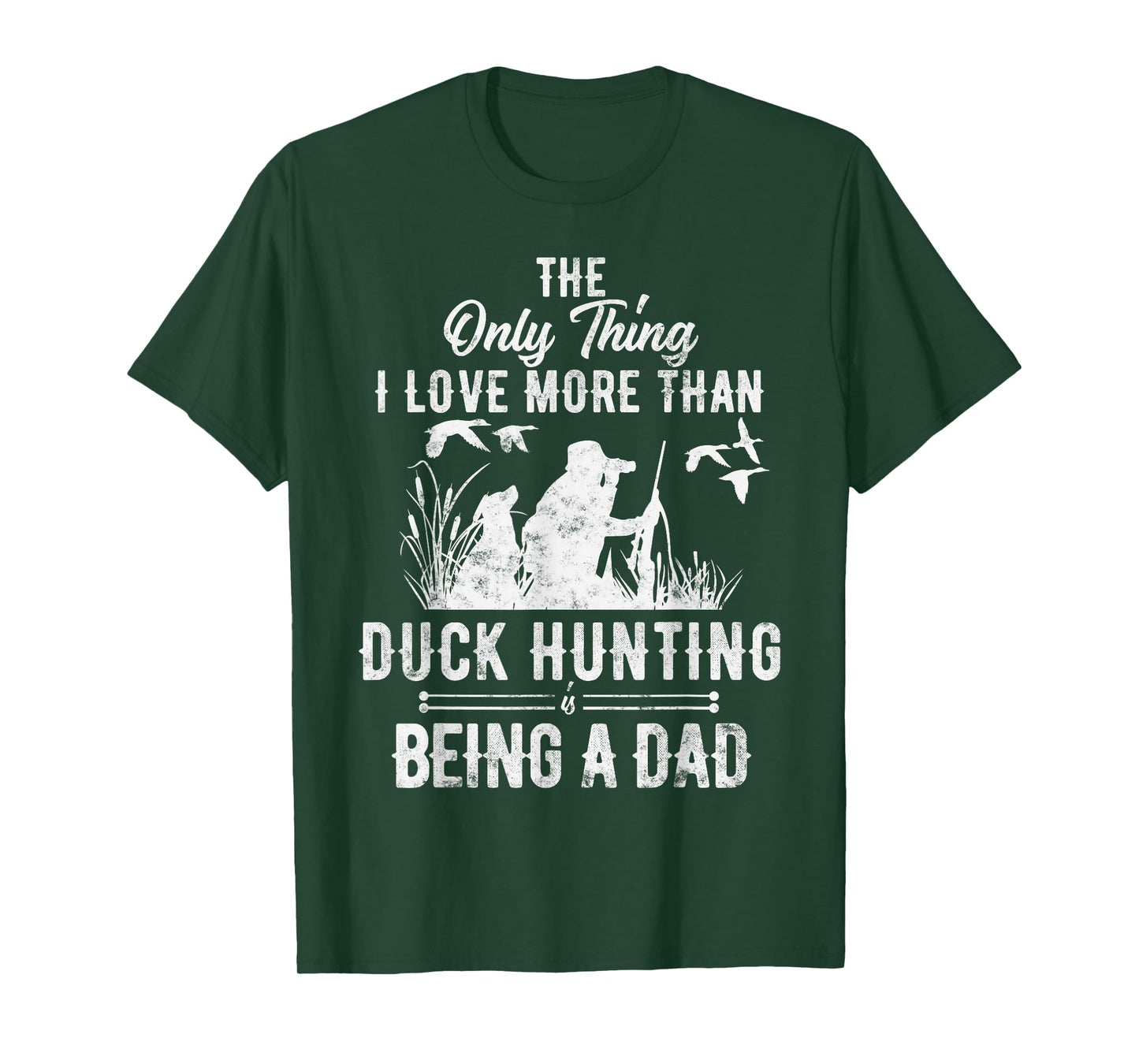 Funny Duck Hunting with Dad Dog Gift for Duck Hunting T-Shirt