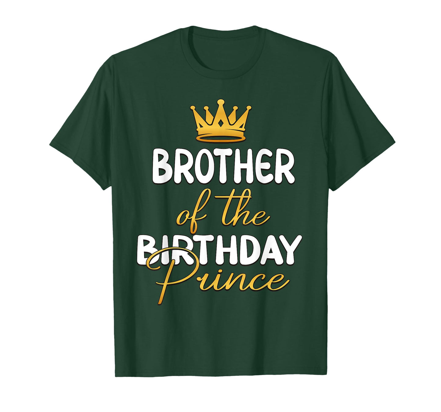 Brother Of The Birthday Prince Boy Bday Party Idea For Him T-Shirt