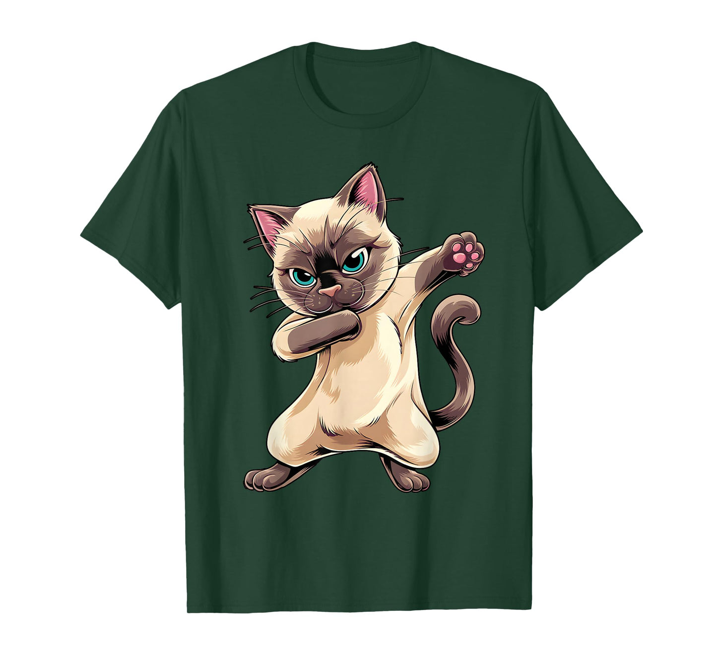 Dabbing Siamese Cat Dance Design for Cat Lovers T-Shirt
