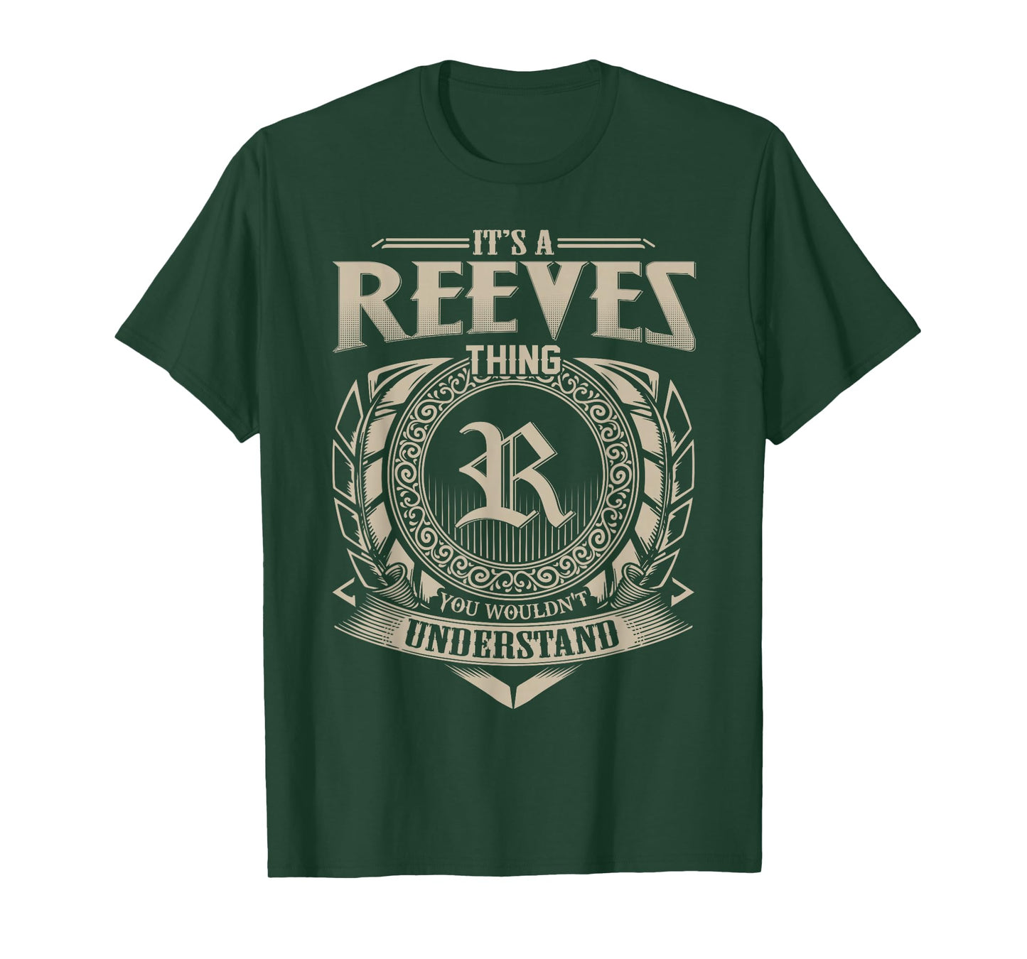 It's A REEVES Thing You Wouldn't Understand Name Vintage T-Shirt