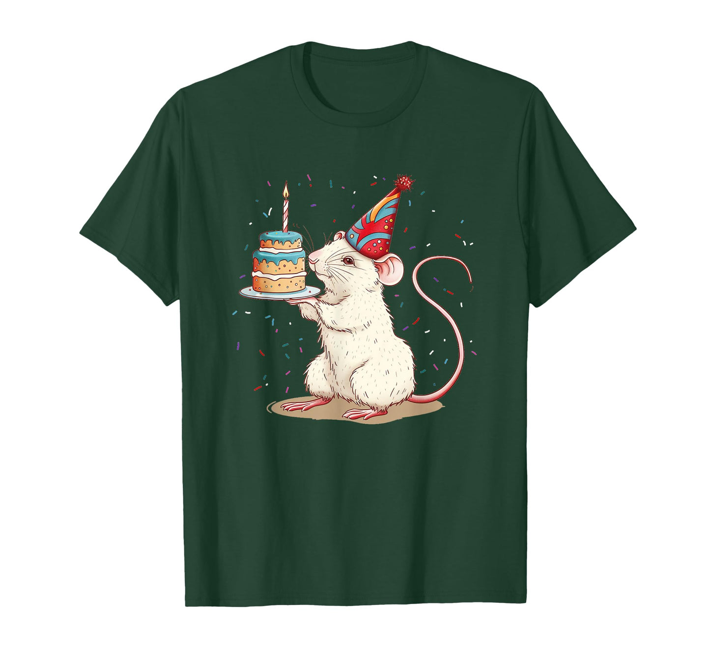 Happy Birthday Rat Costume for Rodents and Rats Lovers T-Shirt