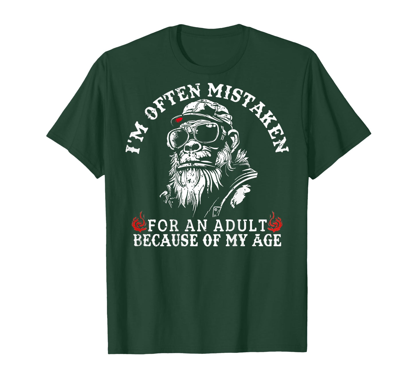 I'm Often Mistaken For An Adult Because Of My Age Monkey T-Shirt