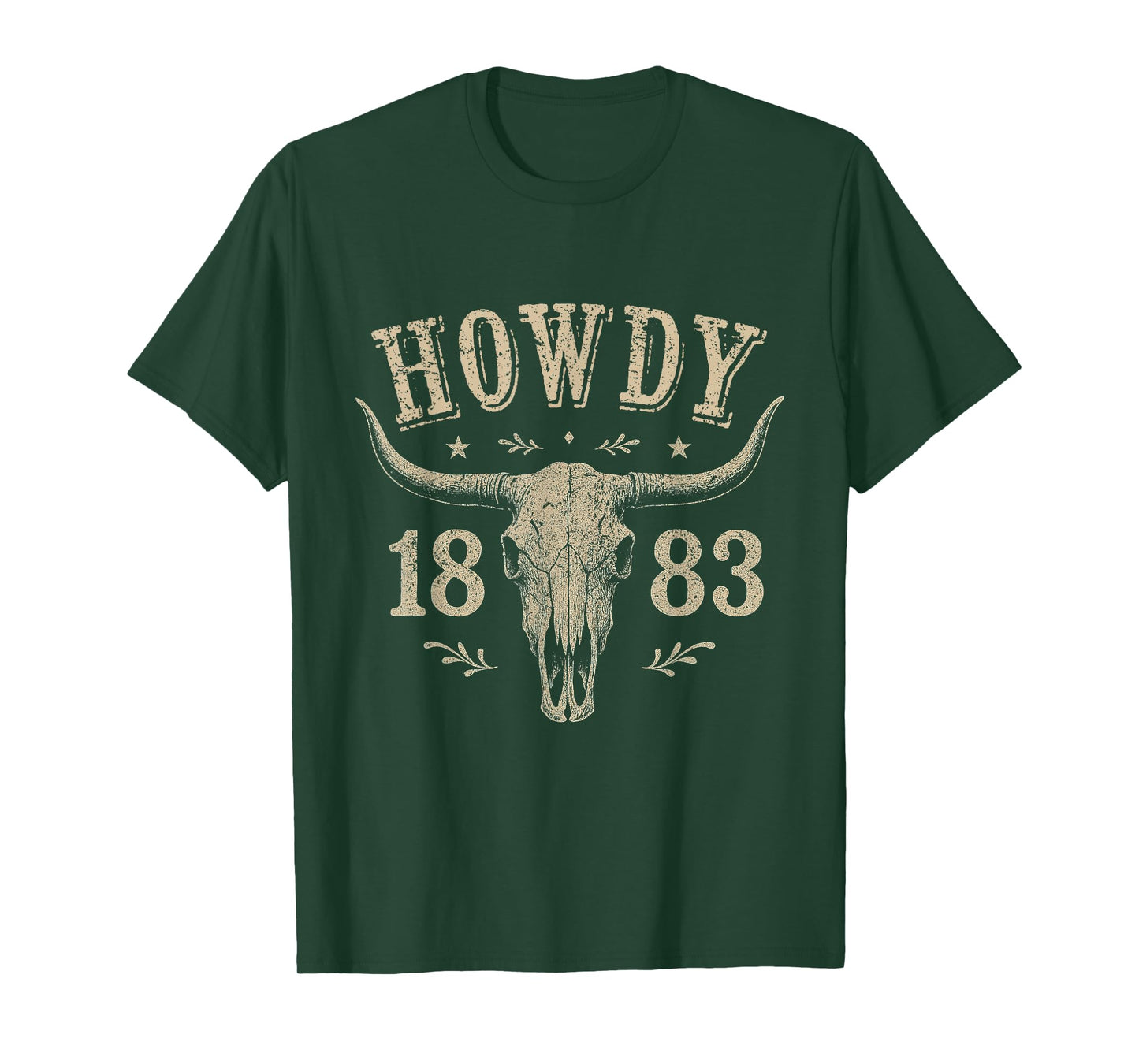 Vintage Howdy Country Funny Western Cowboy Cowgirl T-Shirt