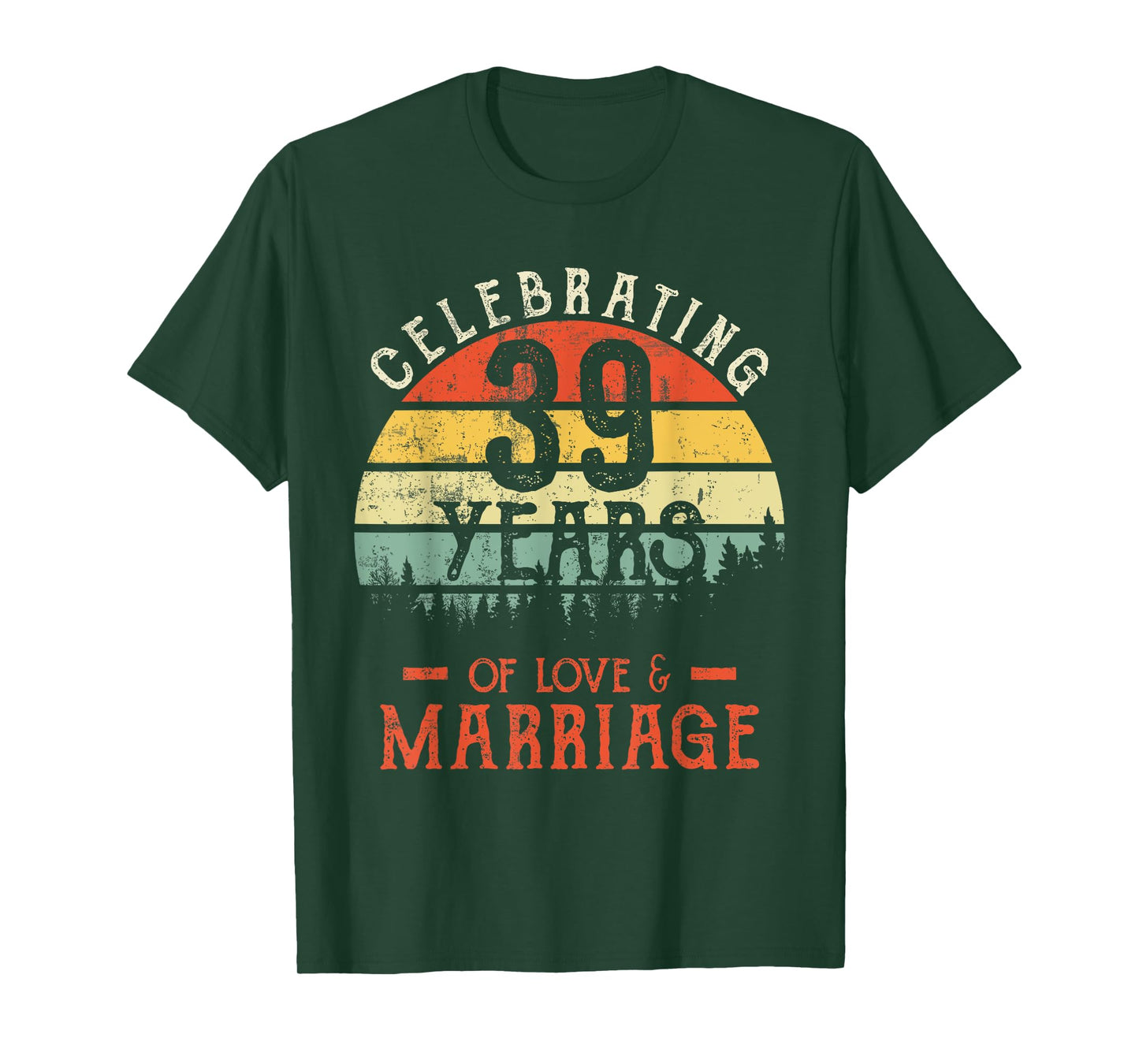 Legends Vintage 39 years marriage anniversary Crew His/Her T-Shirt