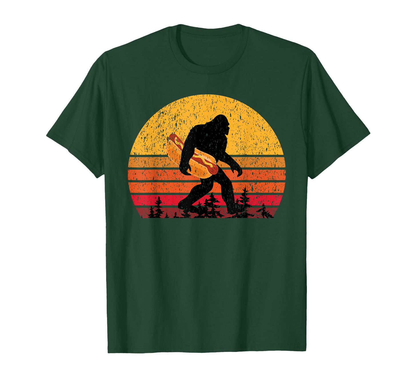 Bigfoot for Women & Men Hot Dog T-Shirt
