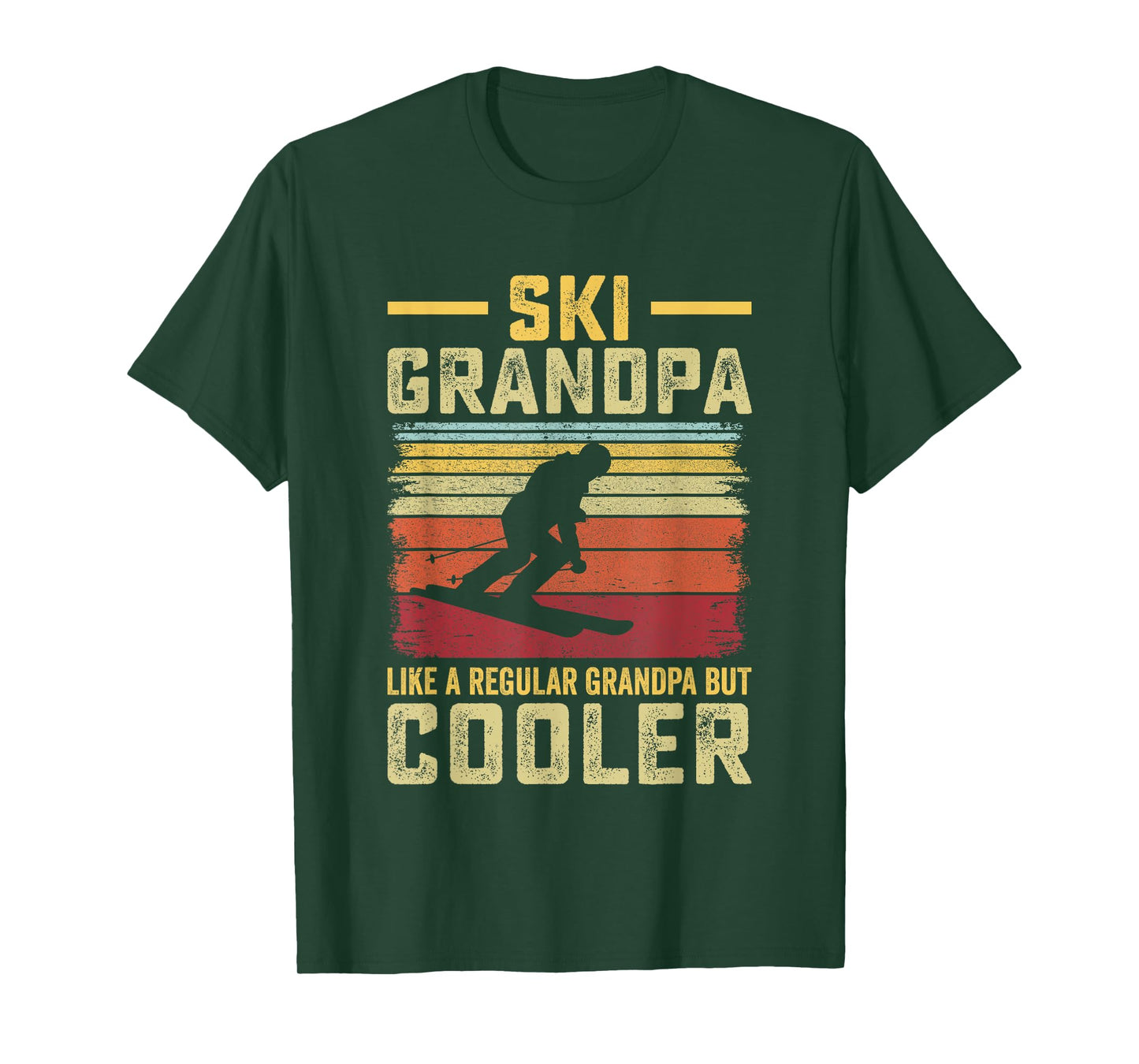 Father's Day - Ski Grandpa like a Regular Grandpa but Cooler T-Shirt