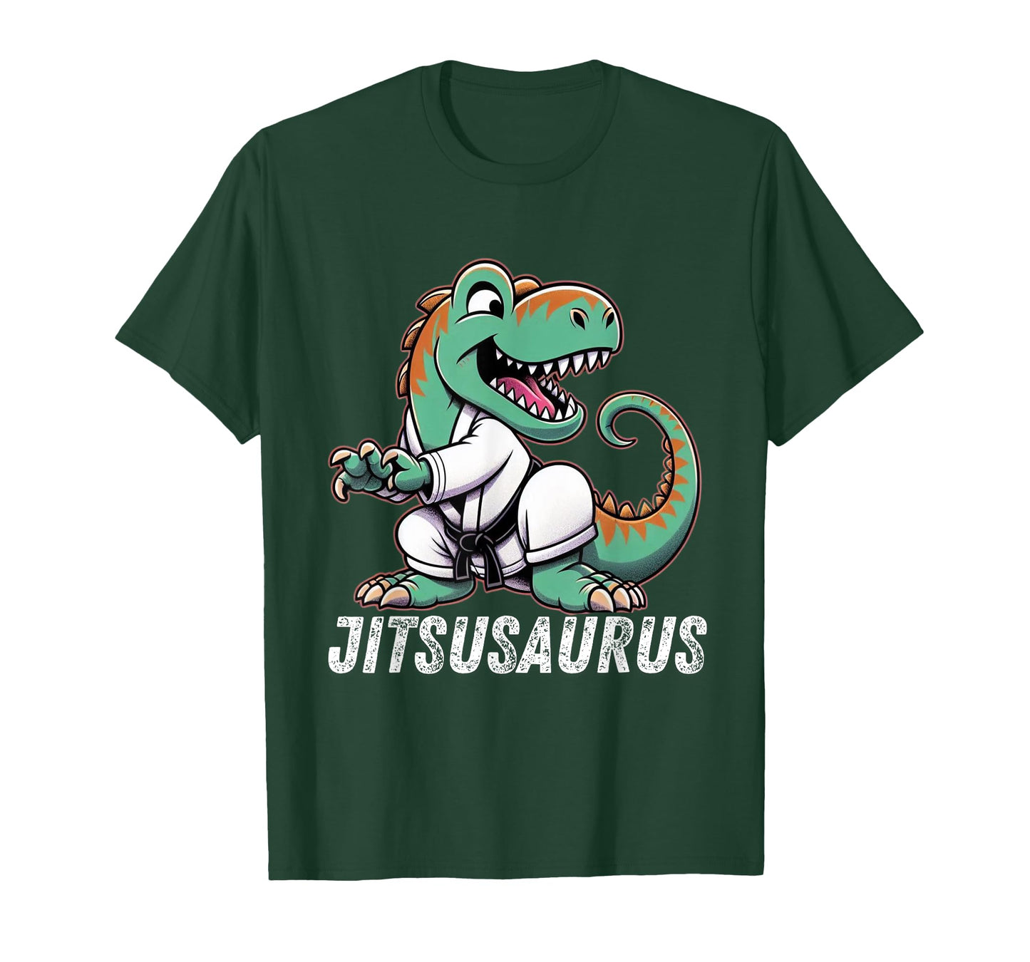 Jitsusaurus Funny BJJ T-Rex Martial Arts for Jiu Jitsu Funny T-Shirt