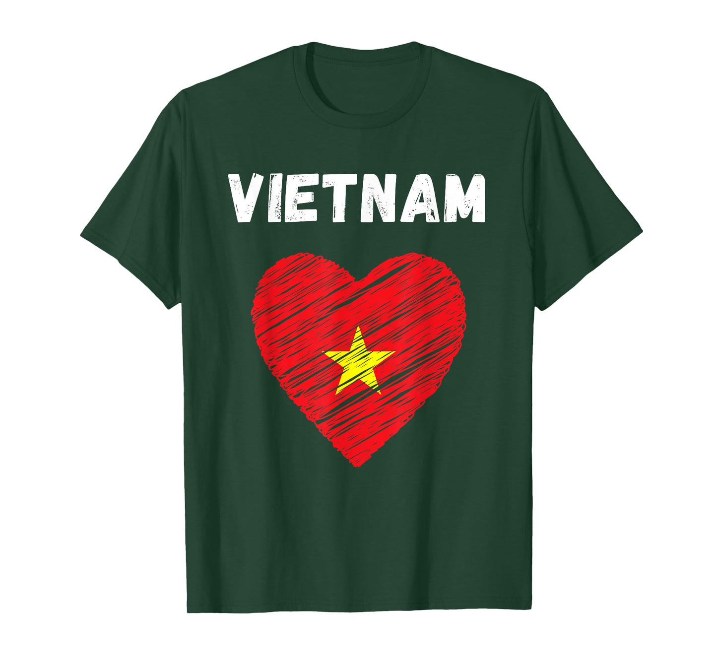 Vietnam Flag Holiday Vietnam Heart Vietnamese Flag T-Shirt
