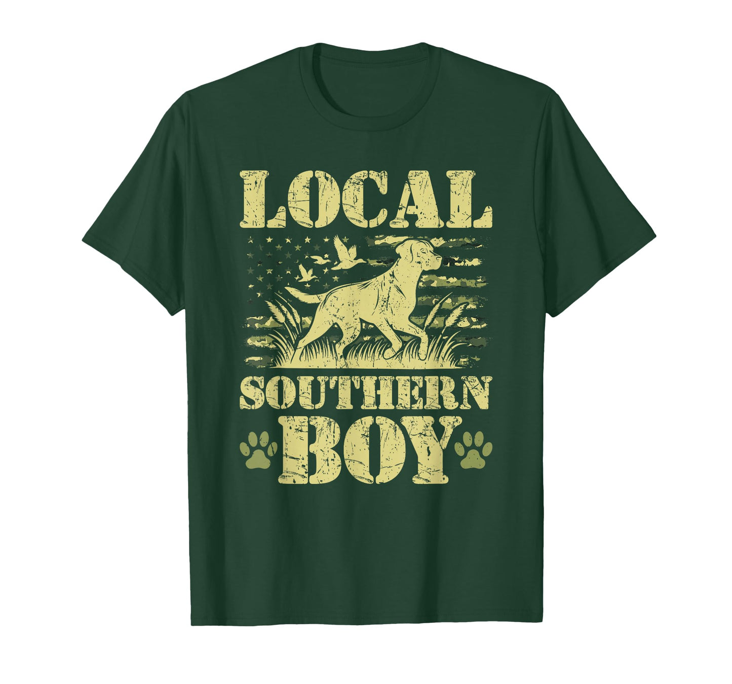Local Southern Boy Local Boy Hunting Dog T-Shirt