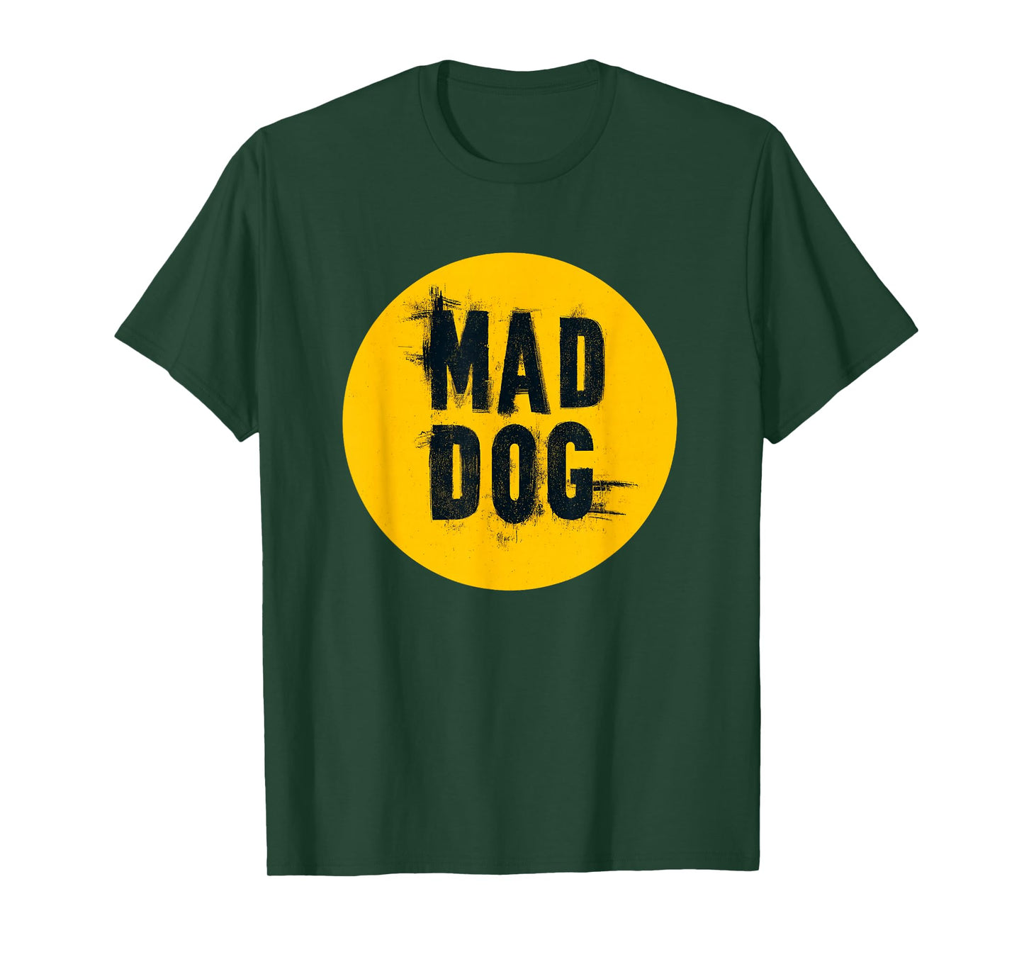 Yellow Mad Dog Stamp T-Shirt