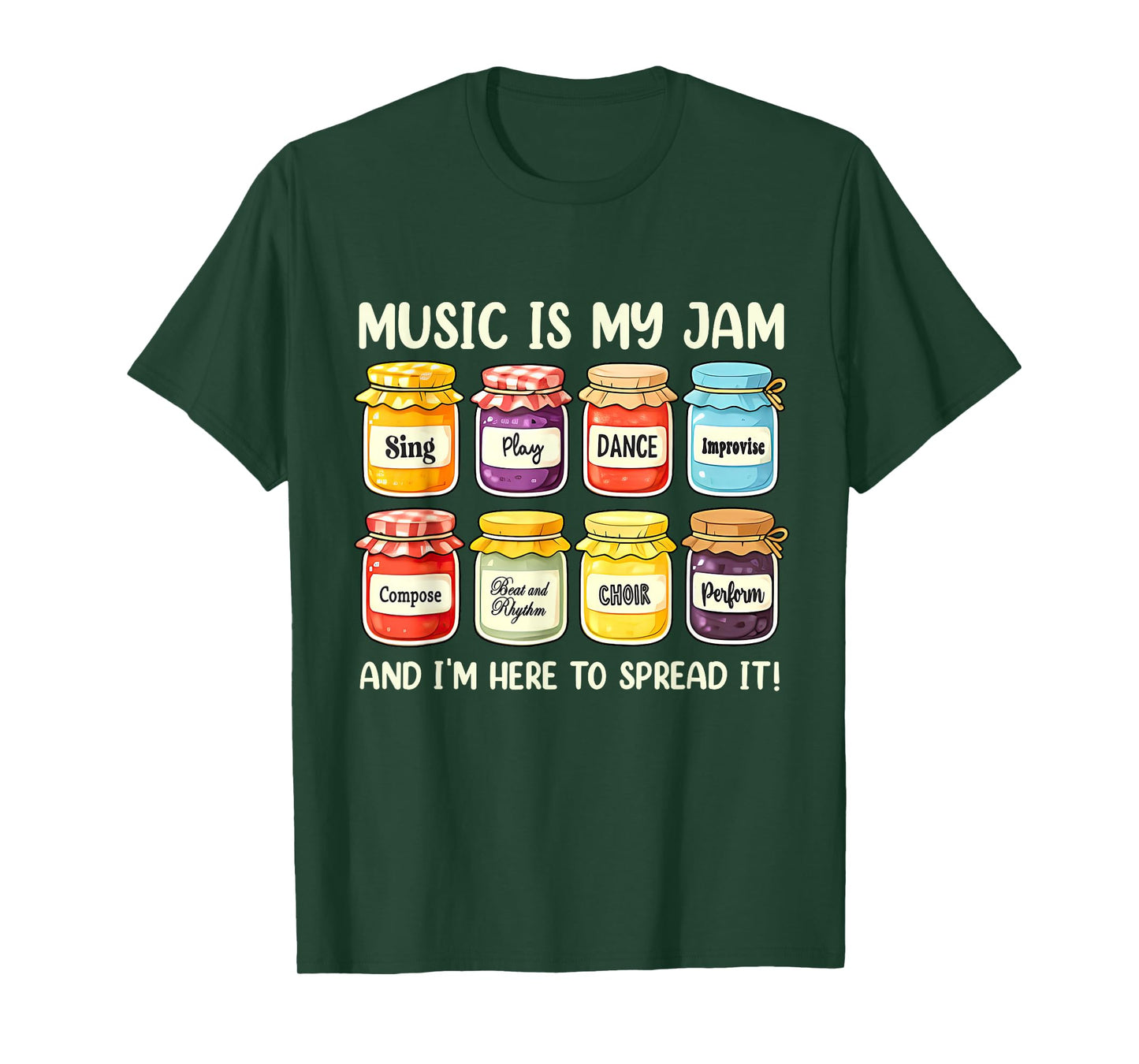 Music Is My Jam Music Lover Music Teacher Back To School T-Shirt