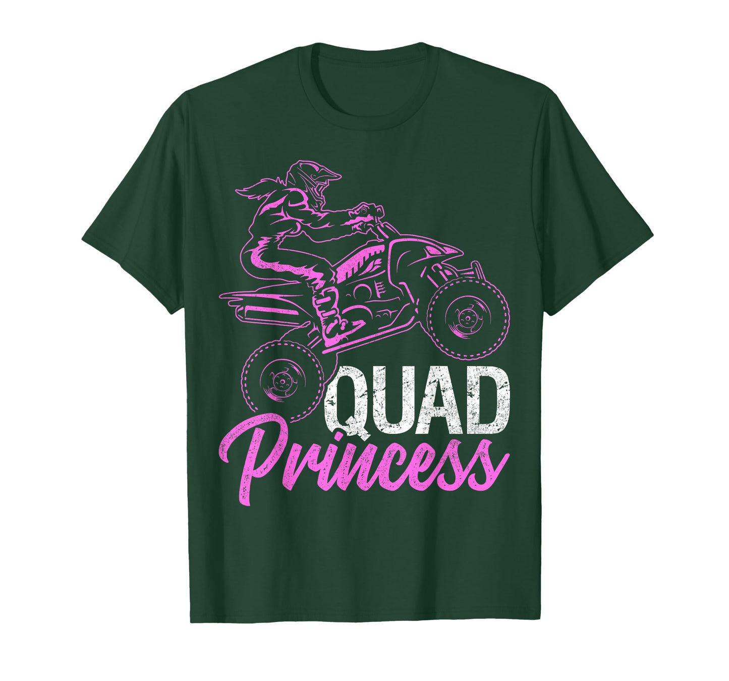 ATV 4 Wheeler Quad Princess Quad Offroad Mud MX Girls Gift T-Shirt
