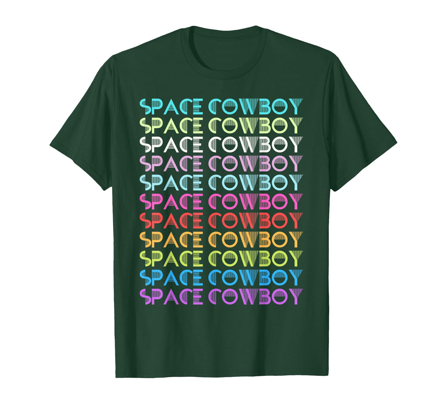 Howdy Cosmic Space Cow Boy Rodeo Country Vintage Western T-Shirt