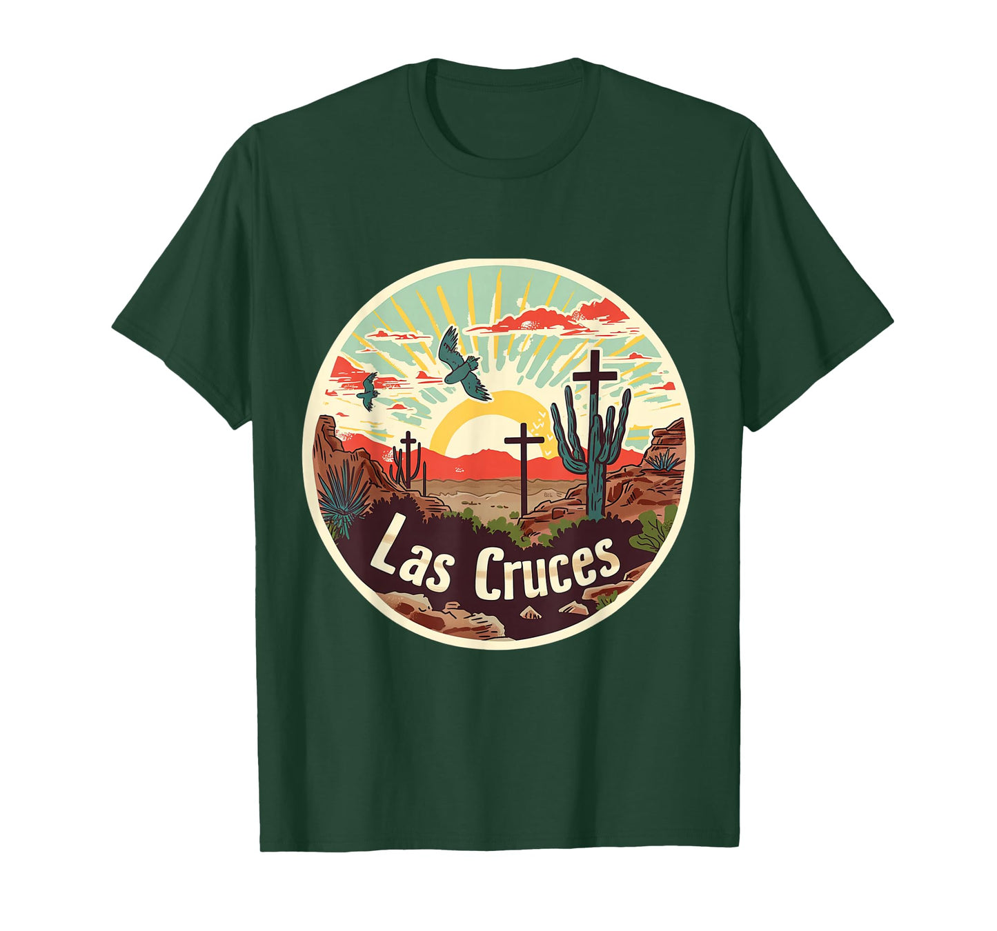 Las Cruces City of the Crosses New Mexico NM ABQ Desert T-Shirt