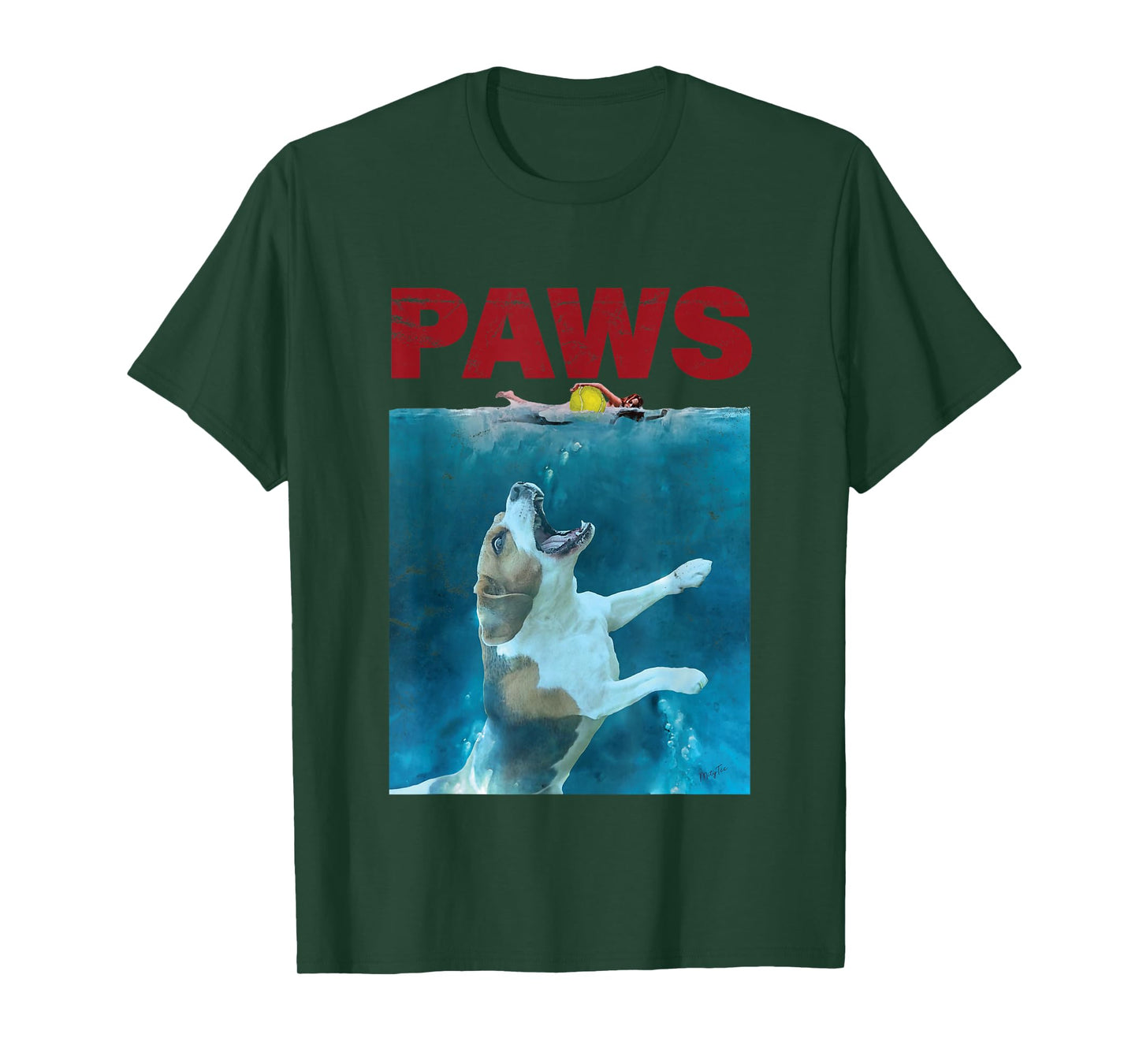 Funny Beagle | Underwater Dogs T-Shirt