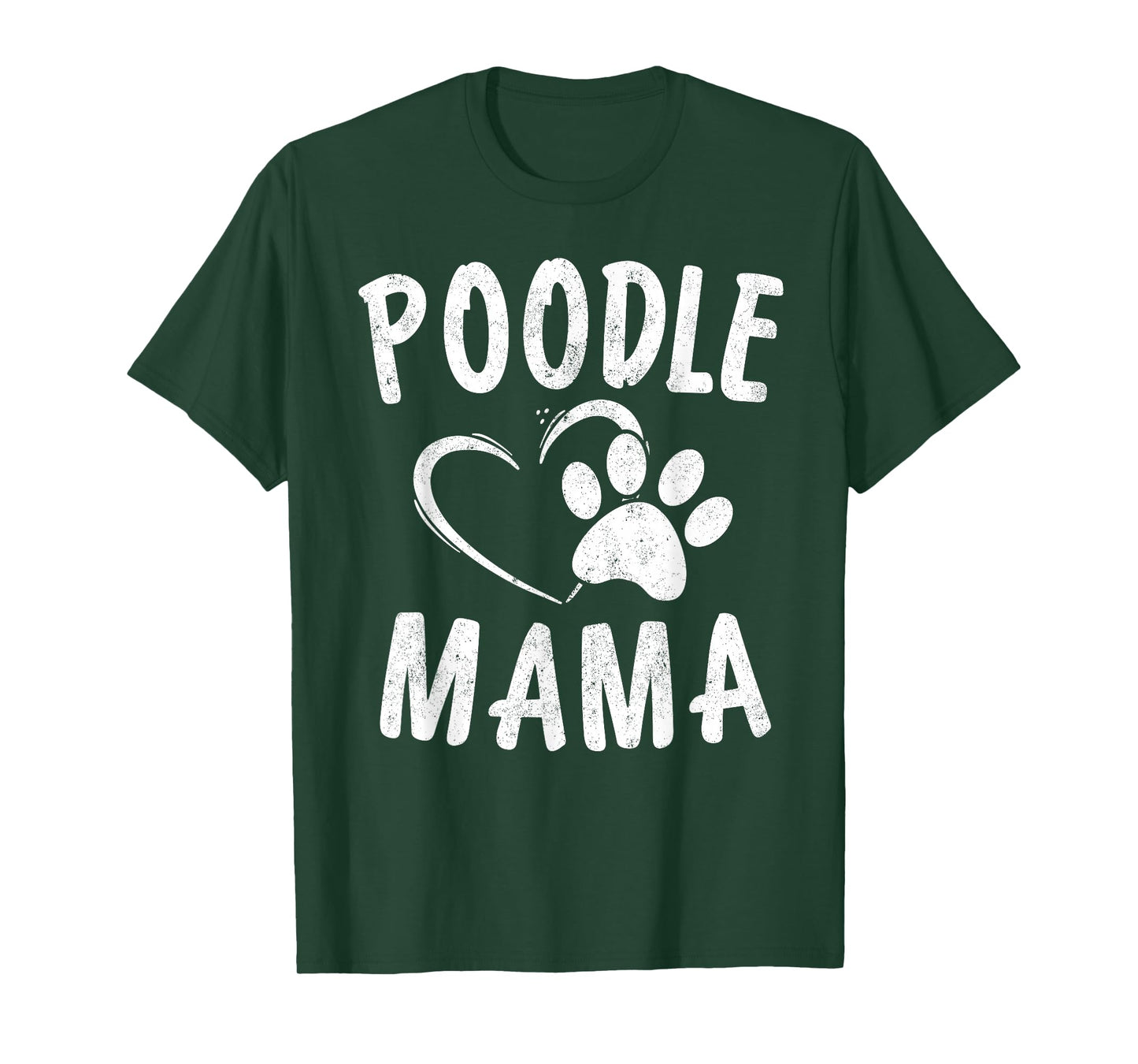 Cute Poodle Mama Gift Dog Lover Apparel Pet Caniche Mom T-Shirt