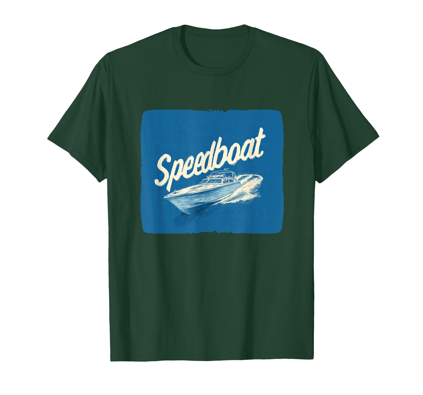 Cool Boat Costume with This Speedboat Speech T-Shirt
