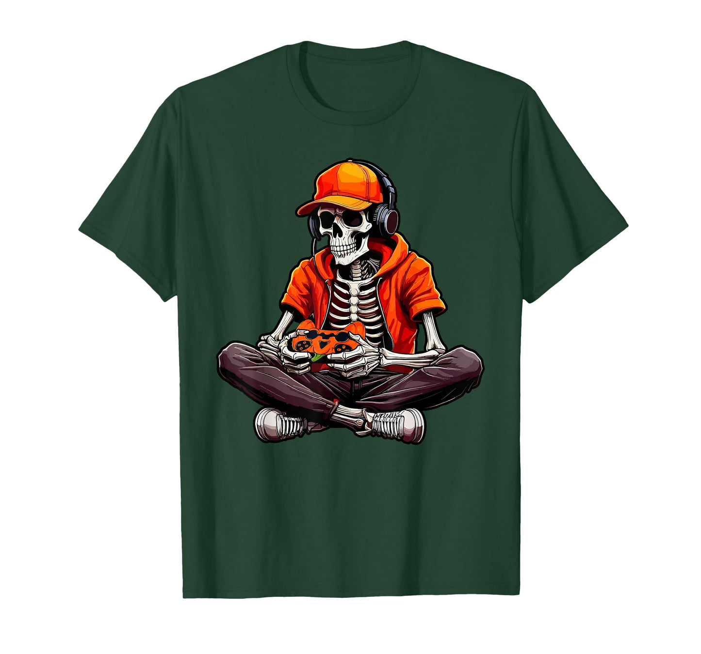 Halloween Boys Kids Ghost Gamer Scary Costume Gaming Men T-Shirt