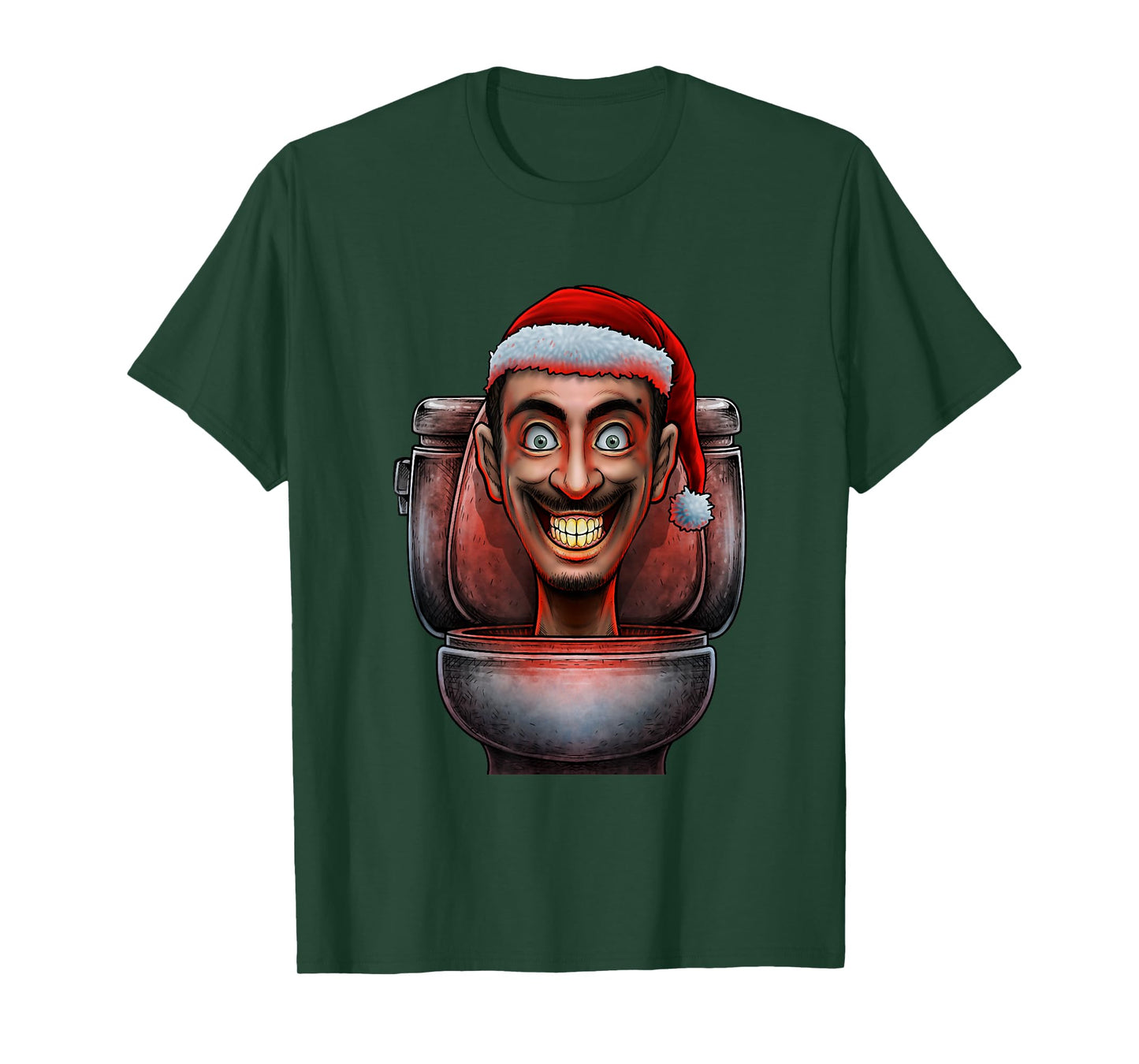 Merry Christmas Skibidi Xmas Speakerman Skibidi Toilet Funny T-Shirt