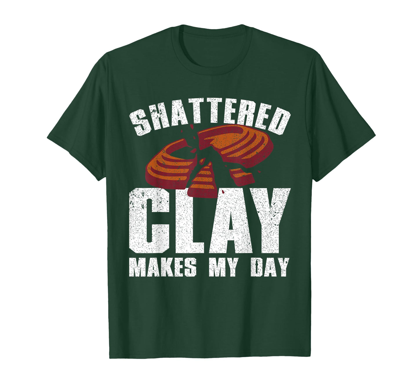 Cool Trap Shooting Art for Men Women Clay Skeet Trap Shooter T-Shirt