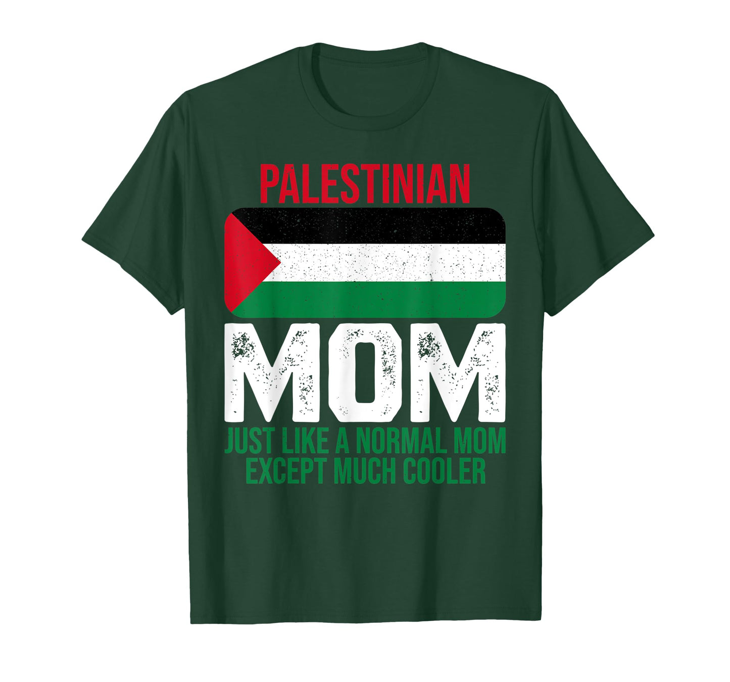 Vintage Palestinian Mom Palestine Flag Design Mother's Day T-Shirt